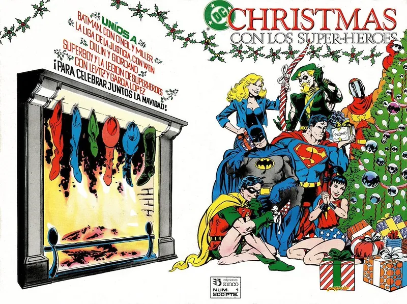 Christmas con los super-héroes