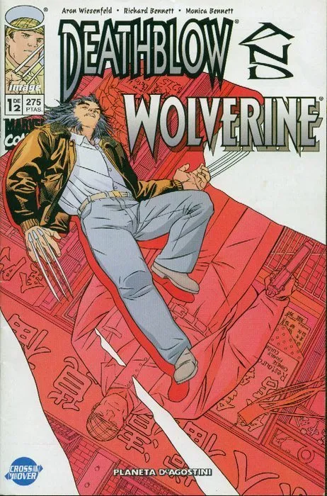 Deathblow and Wolverine. Línea Crossover