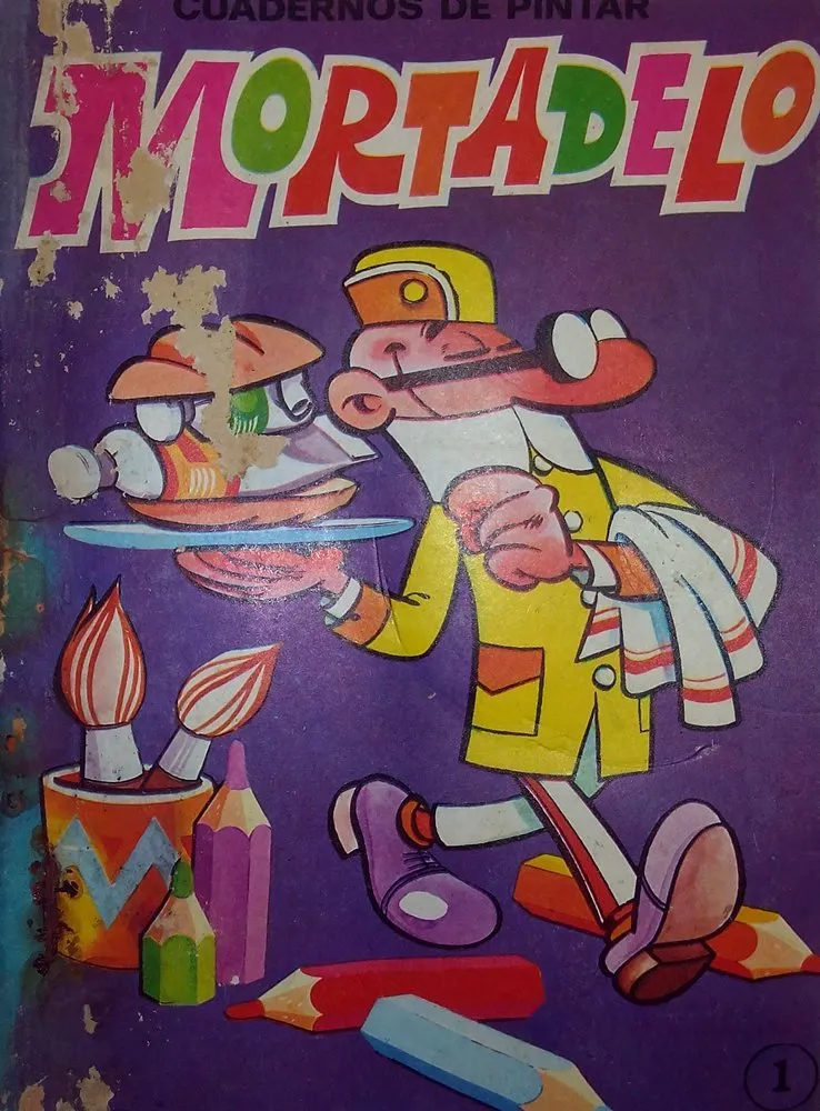 Cuadernos de pintar Mortadelo