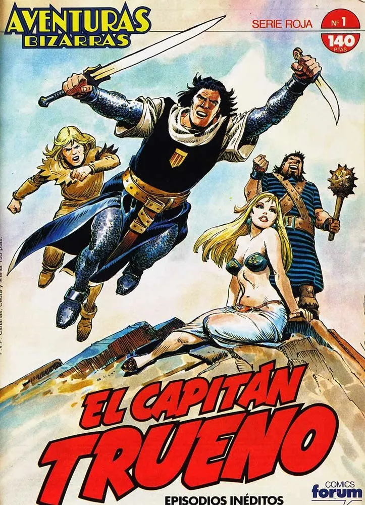 Aventuras Bizarras. El Capitán Trueno. Serie Roja