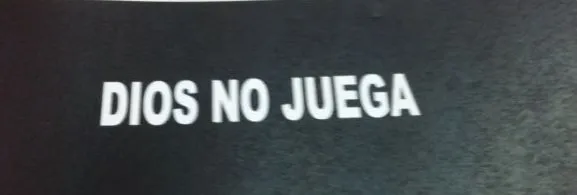 Dios no juega