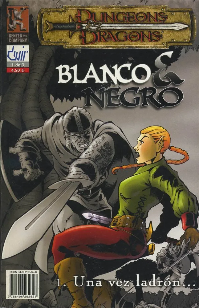 Dungeons & Dragons. Blanco y negro