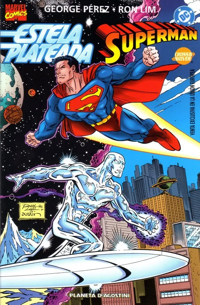 Estela Plateada / Superman (1997). Línea Crossover