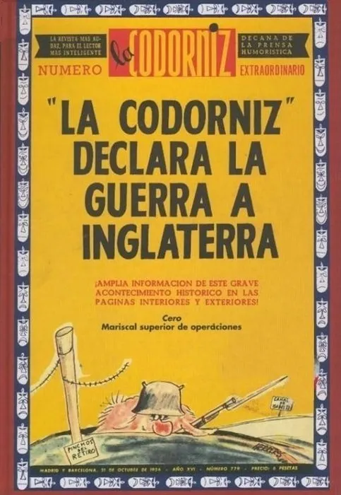 La Codorniz declara la guerra a Inglaterra