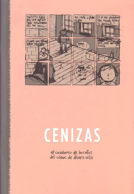 Cenizas, el cuaderno de bocetos del cómic de Alvaro Ortiz