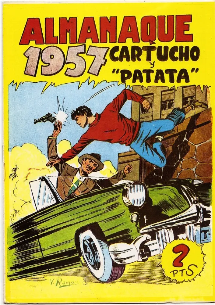 Cartucho y Patata Almanaque 1957