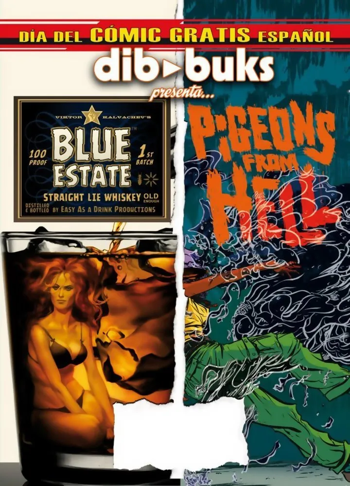 Dibbuks presenta: Blue State / Pigeons from Hell. Día del Cómic Gratis Español 2013