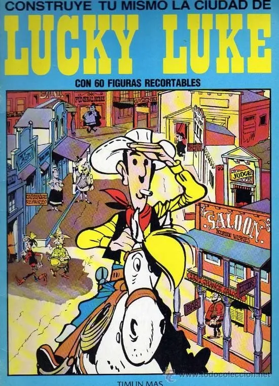 Construye tu mismo la ciudad de Lucky Luke