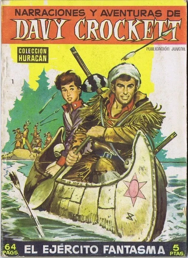 Narraciones y Aventuras de Davy Crockett