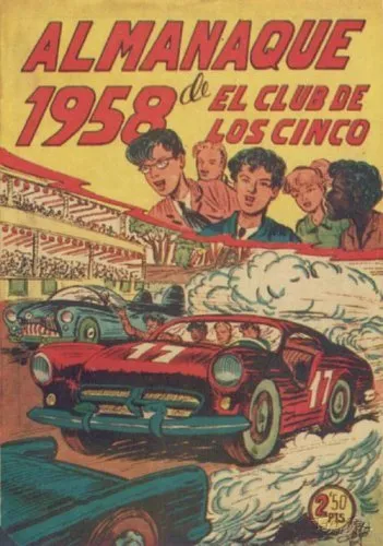 Almanaque 1958 de El Club de los Cinco