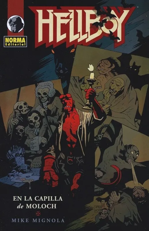 Hellboy en la capilla de Moloch