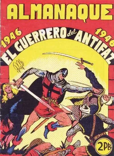 El Guerrero del Antifaz Almanaques Originales (1943)