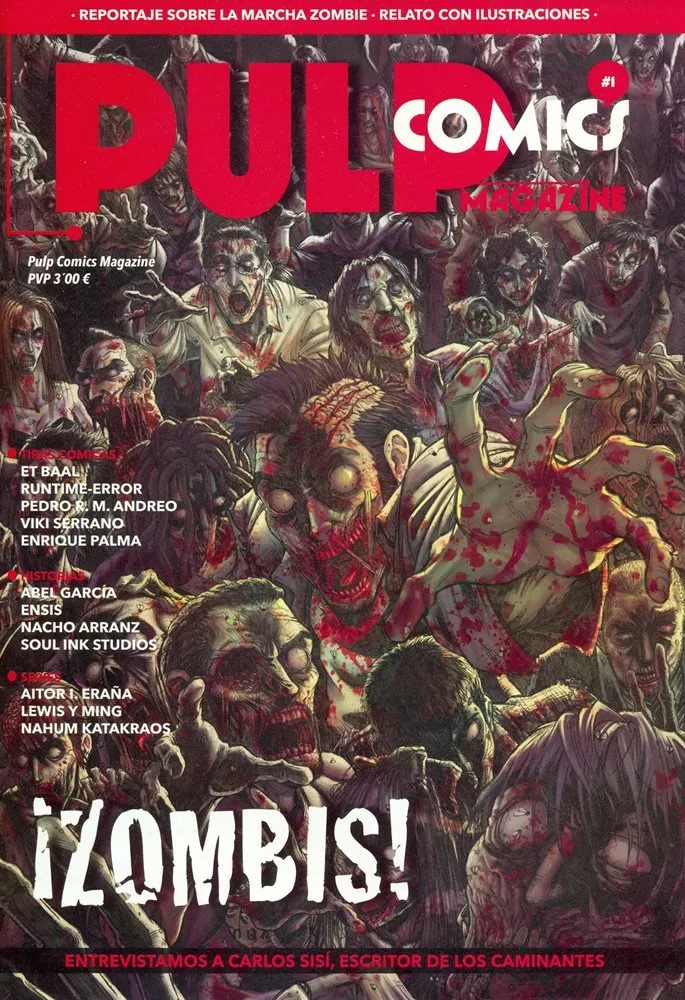 Pulp comics magazine