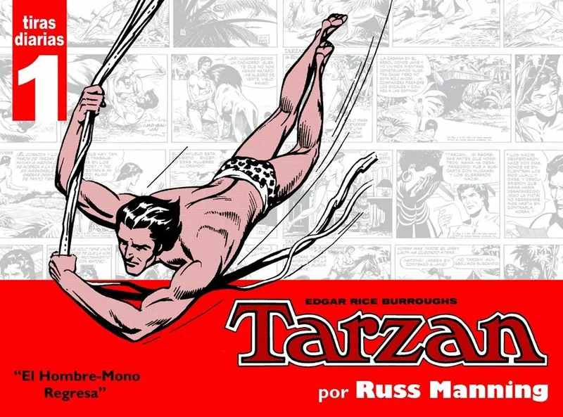 Tarzán por Russ Manning. Tiras diarias