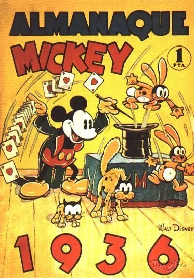 Mickey. Almanaque 1936