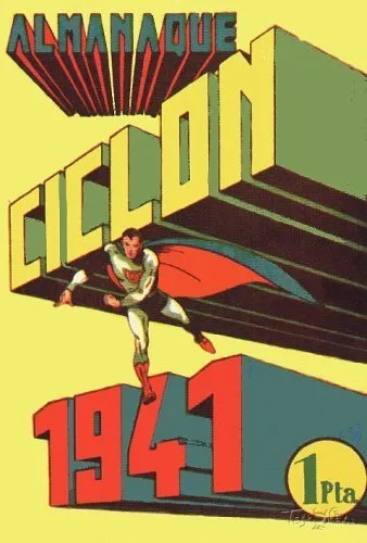 Ciclón el superhombre Almanaque
