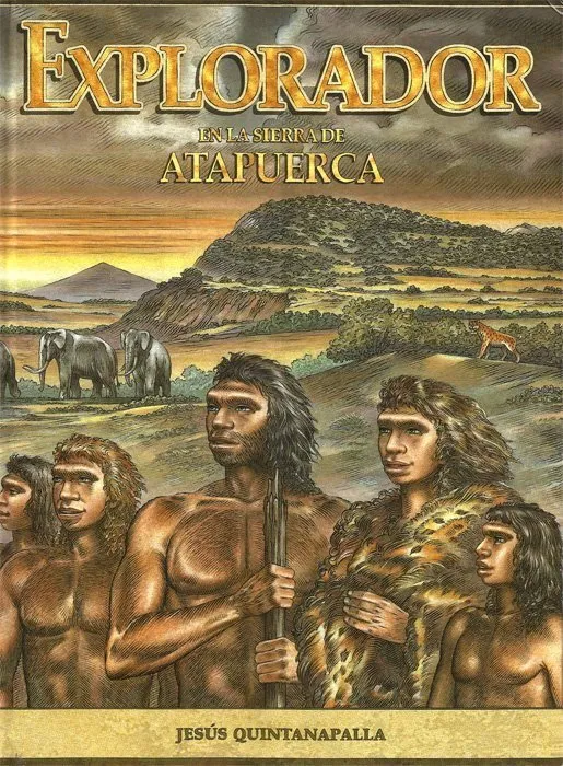 Explorador en la sierra de Atapuerca (Fundación Atapuerca y Diario de los Yacimientos de la Sierra d
