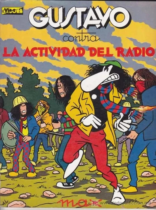 Gustavo contra la actividad del radio