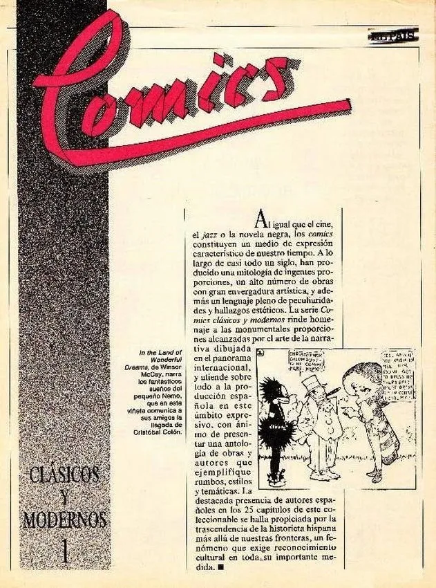 Cómics clásicos y modernos
