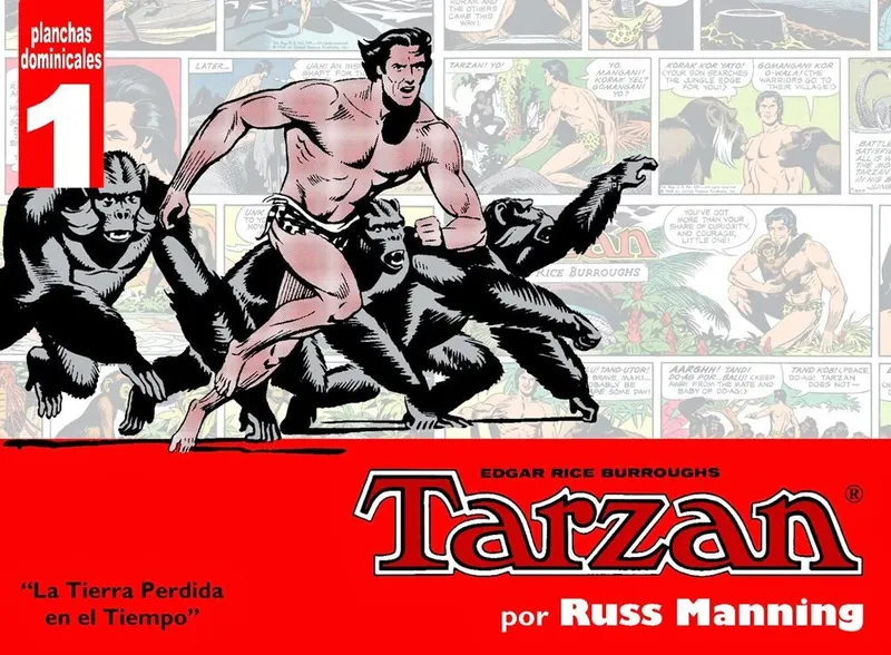 Tarzán por Russ Manning. Planchas dominicales