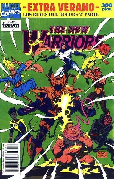 The New Warriors Extra Verano 1992.