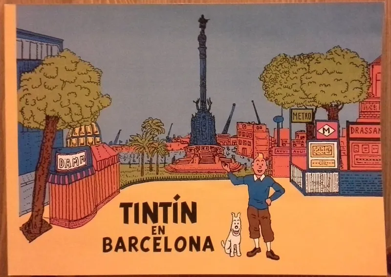 Tintín en Barcelona