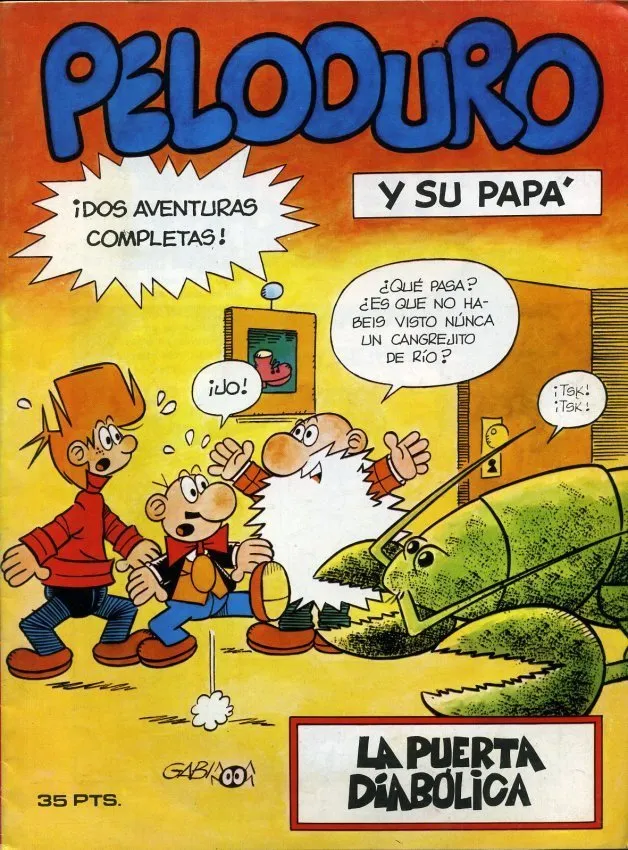 Peloduro y su papá