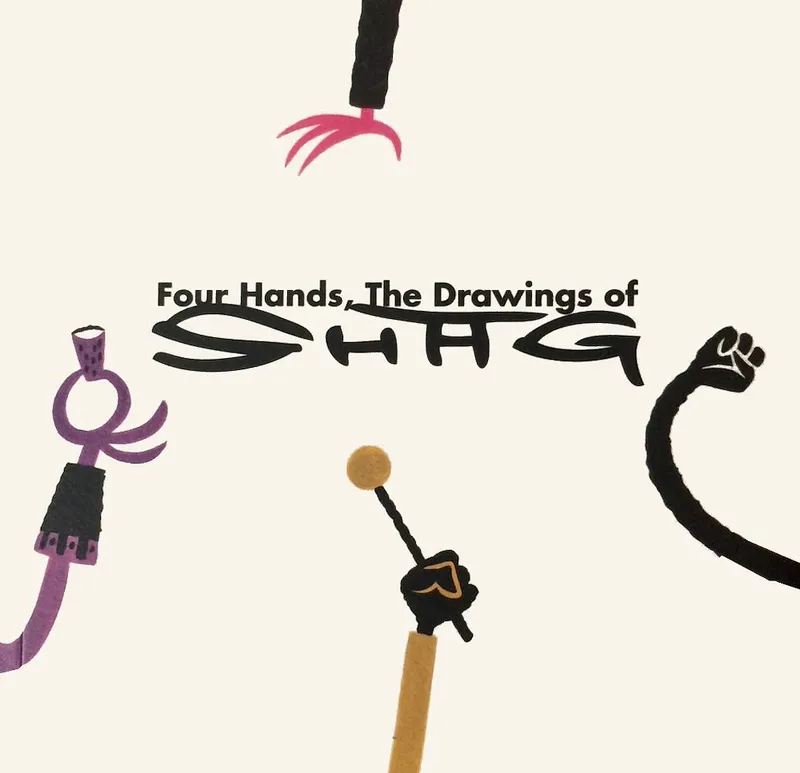 Four hands, the drawings of Shag