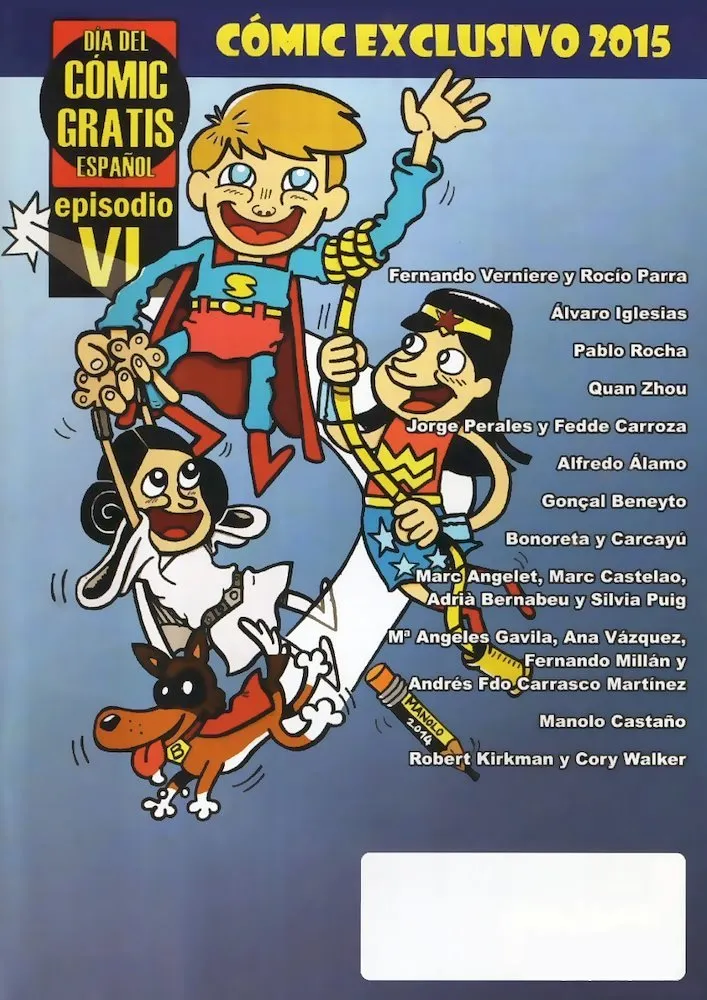 Cómic exclusivo especial editoriales. Día del Cómic Gratis Español 2015 (Día del Cómic Gratis Españo