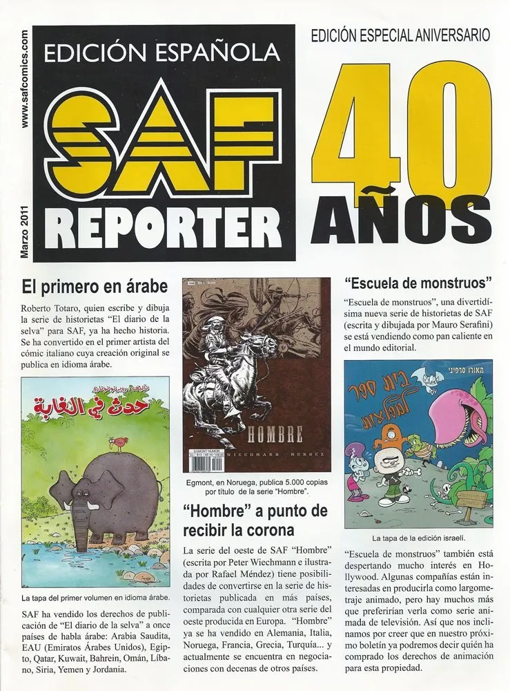 SAF Reporter. Edición especial aniversario