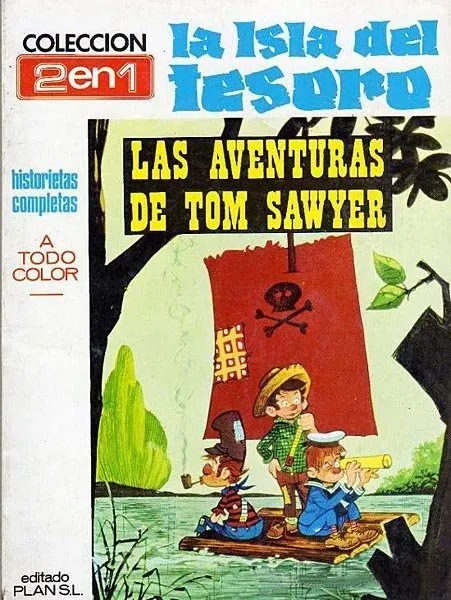 Colección 2 en 1. La isla del tesoro-Las aventuras de Tom Sawyer