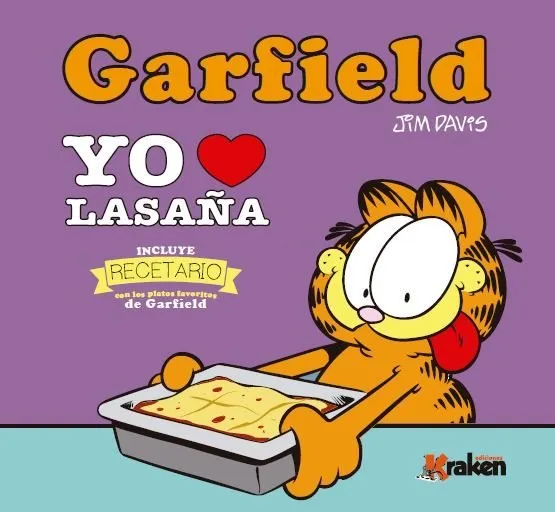 Garfield. Yo amo la lasaña