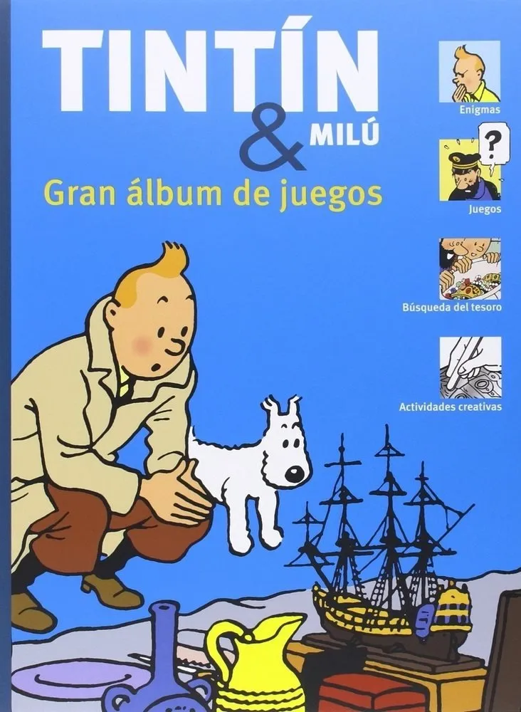 Tintin y Milú. Gran álbum de juegos
