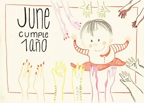 June cumple 1 año (Autoedición)