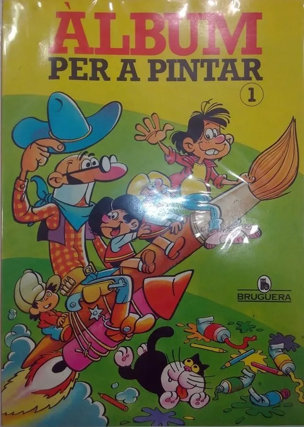 Album per a pintar. Heroïs infantils (Catalán)