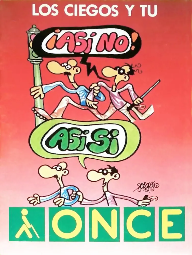 Los ciegos y tú: ¡Así no! Así sí