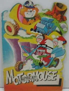 Troquelados Teledibujos. Serie Motormouse y Autocat