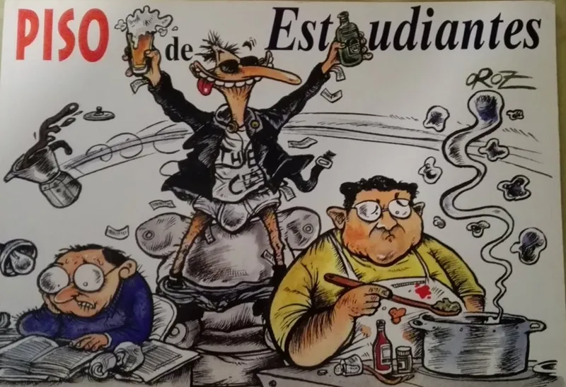 Piso de estudiantes