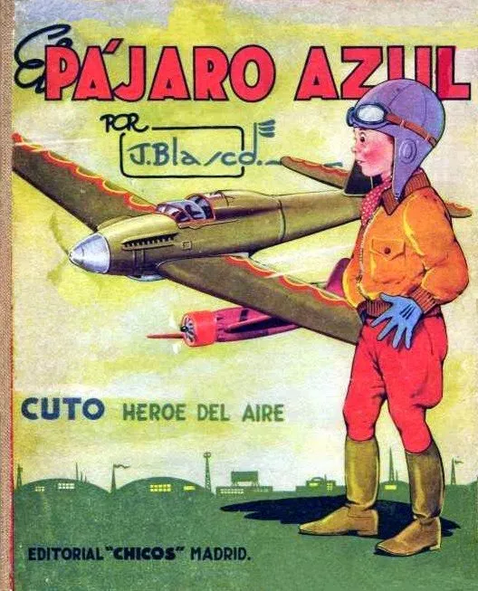 Cuto héroe del aire. El pájaro azul
