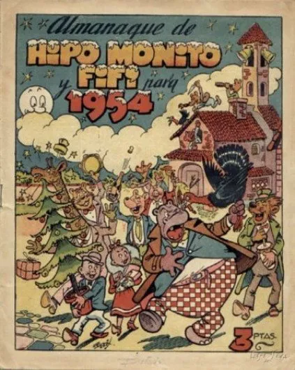 Hipo, Monito y Fifí Almanaques