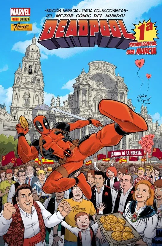 Deadpool. Edición Especial para Coleccionistas. Portada Región de Murcia.