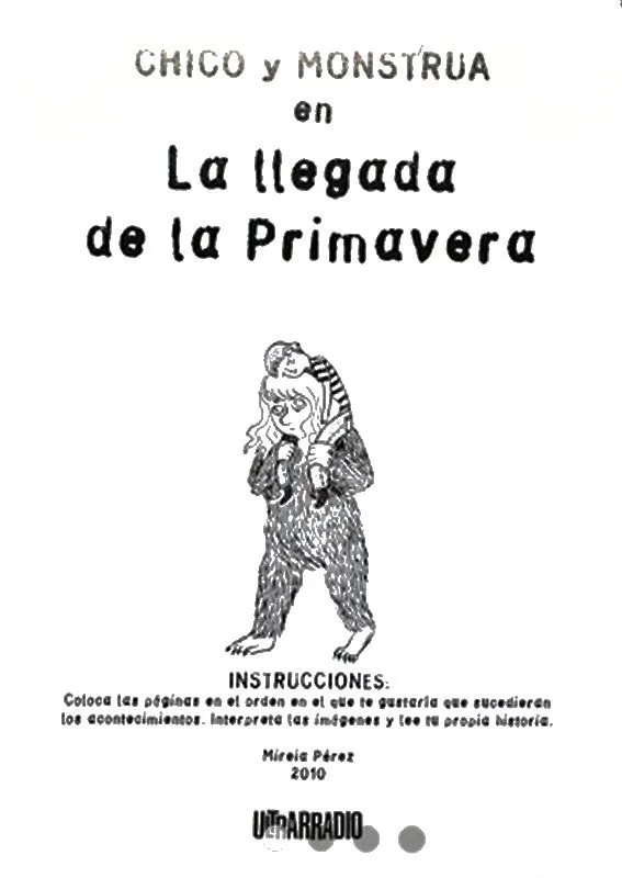 Chico y Monstrua en: La llegada de la primavera