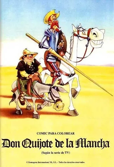 Don Quijote de La Mancha. Cómic para colorear