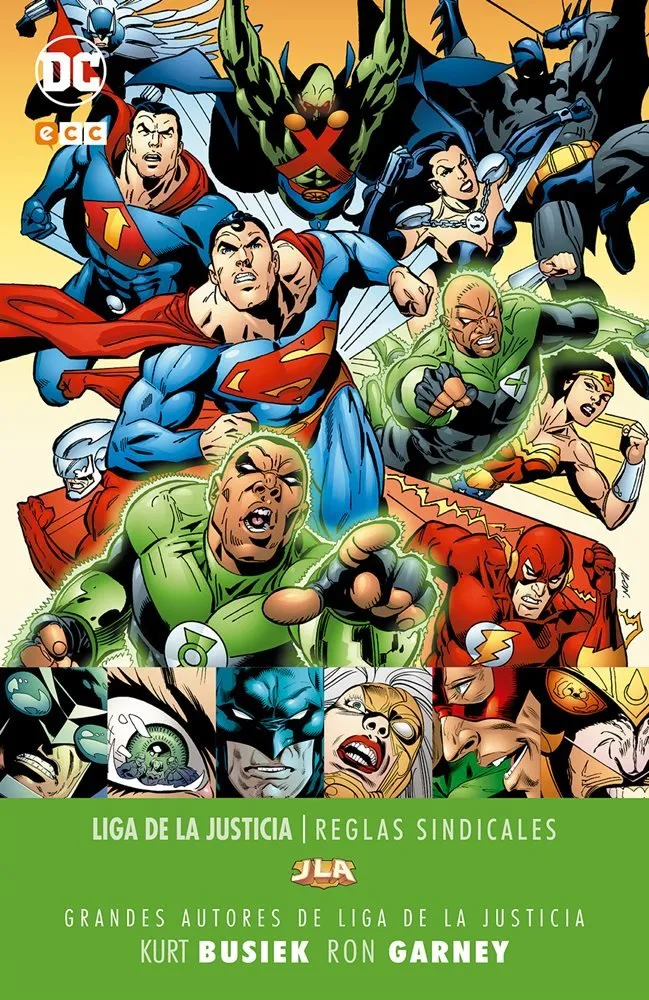 Grandes Autores de Liga de la Justicia: Kurt Busiek y Ron Garney. Reglas sindicales