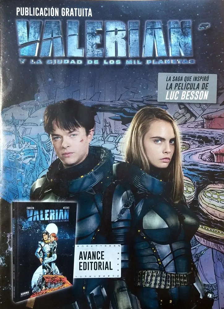 Valerian y la ciudad de los mil planetas. Avance editorial