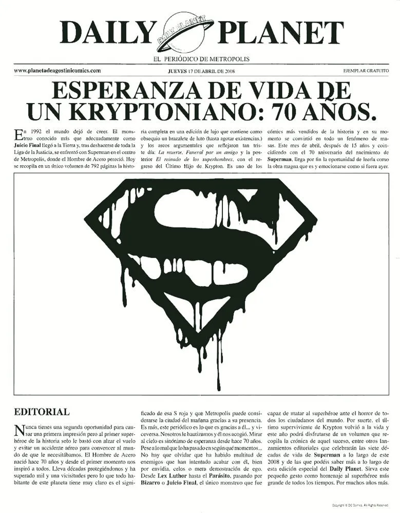 Daily Planet: La Muerte de Superman