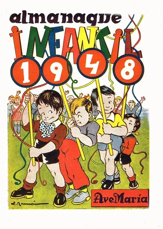 Almanaque Infantil 1948 Ave María