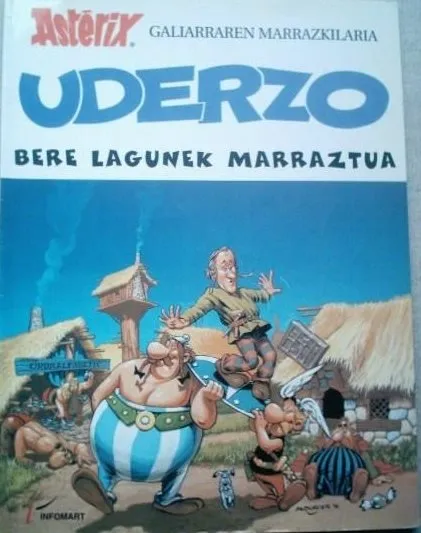 Uderzo bere lagunek marraztua