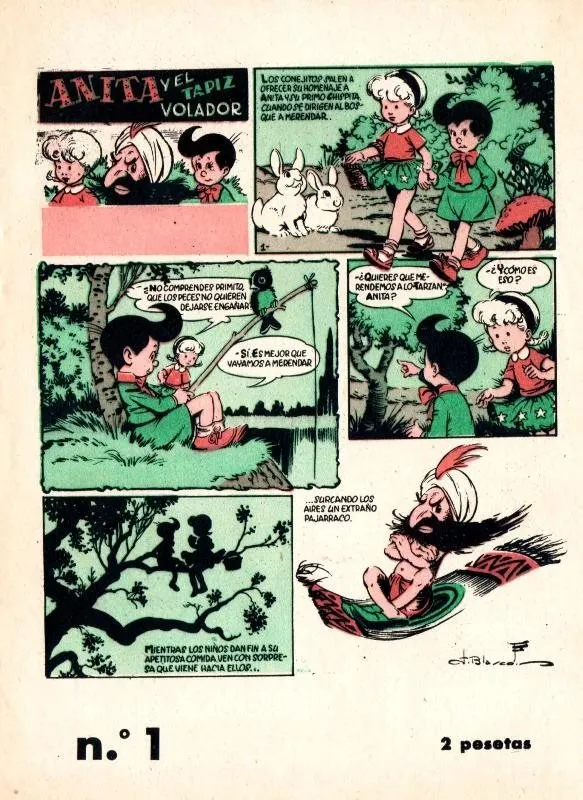 Anita y el tapiz volador