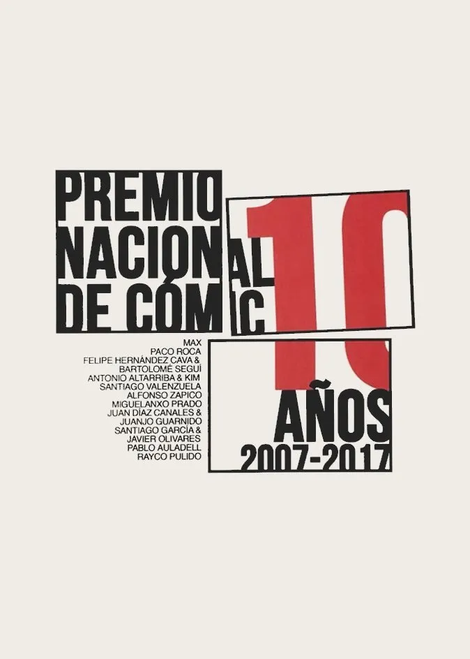 Premio nacional de cómic. 10 años. 2007-2017